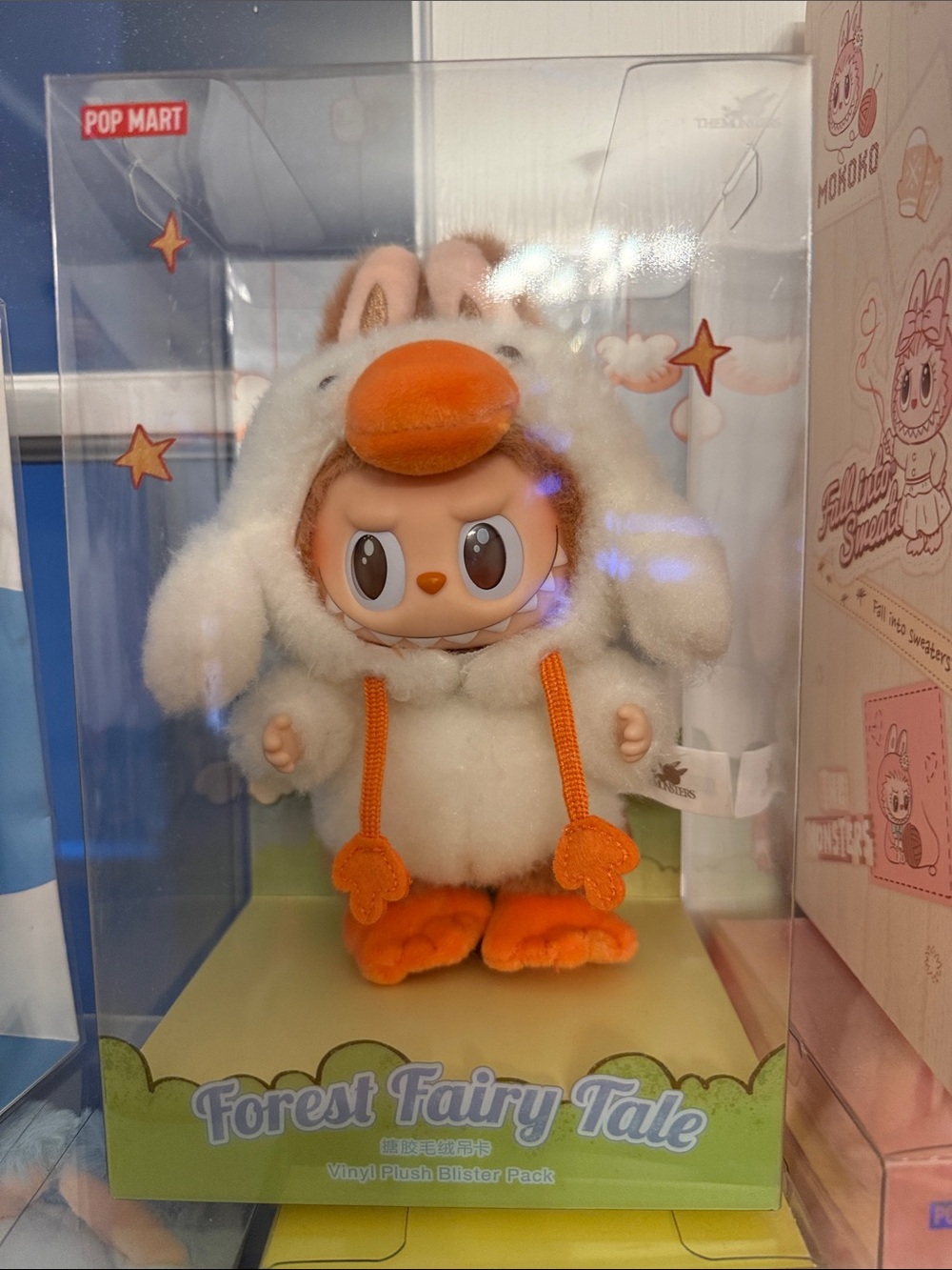 Pop Mart Forest Fairy Tale Plush Toy - White & Orange
